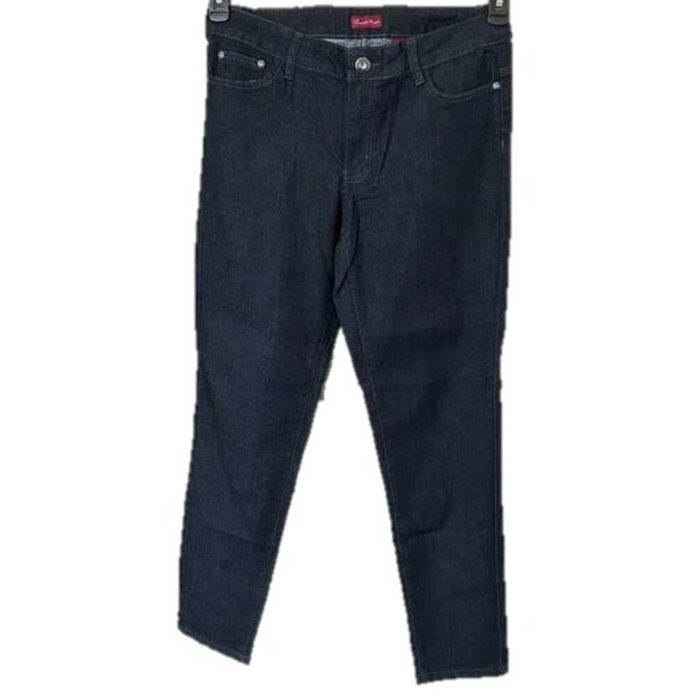 LEVANTA POMPIS Women's Navy-Blue Skinny Jeans - 12